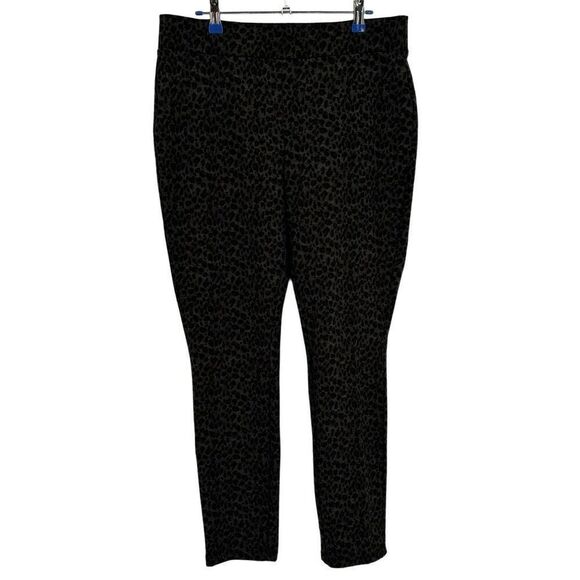 NYDJ Pants - NYDJ Lift Tuck Technology Jodie Ponte Knit Animal Print Legging Pants‎ Size 10